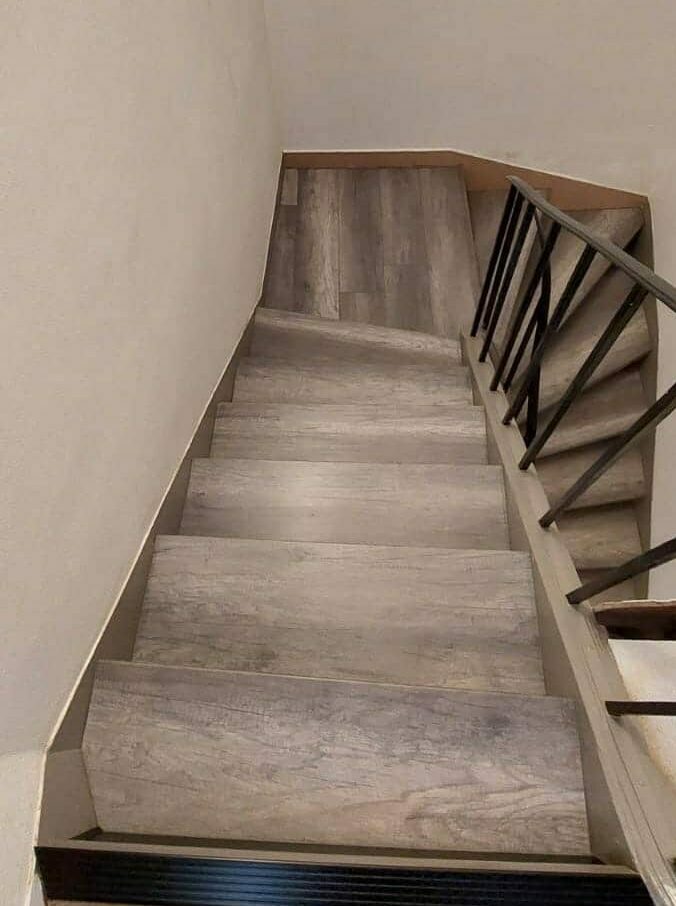 Renovation escalier donnemarie dontilly après